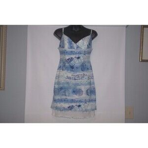 Twiggy Paris Zodiac Print Spaghetti Strap Women’s Dress Size S